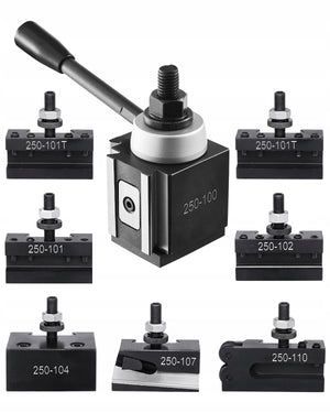 VEVOR 8-PIECE QUICK CHANGE TOOL POST SET 6-12