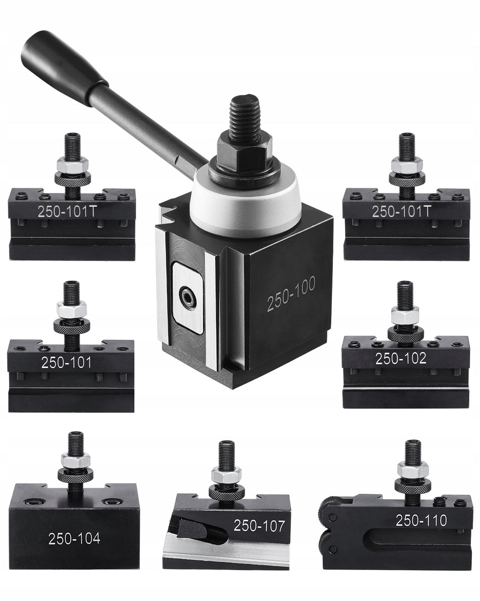 VEVOR 8-PIECE QUICK CHANGE TOOL POST SET 6-12