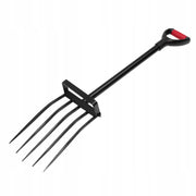VEVOR 5-TINE MANURE FORK HEAVY DUTY GARDEN FORK WITH METAL HANDLE