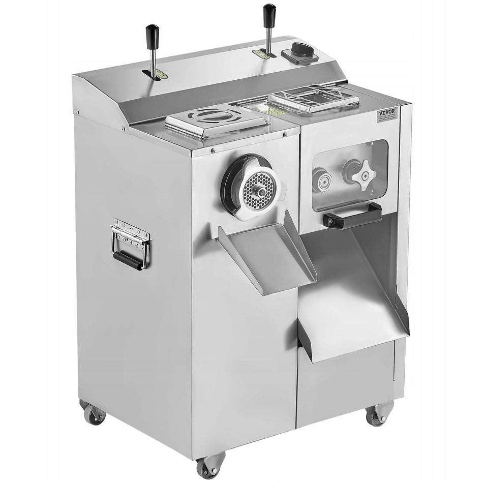 VEVOR COMMERCIAL ELECTRIC MEAT GRINDER 1100W 14LBS MIN 3-IN-1 PREMIUM