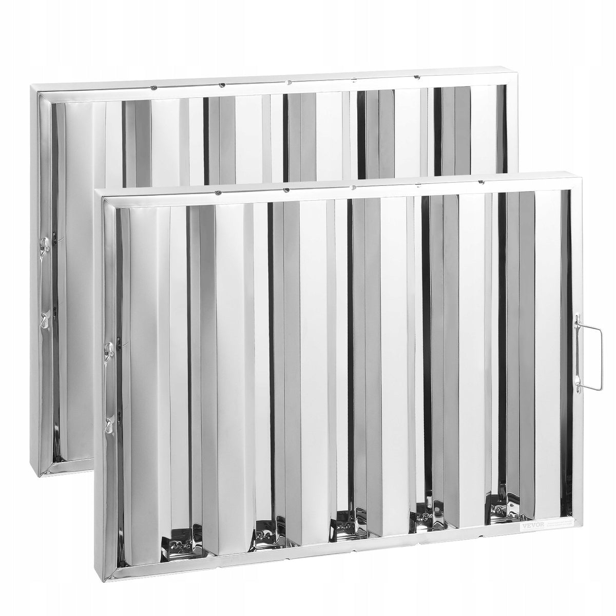VEVOR KITCHEN HOOD FILTERS 2 PCS STAINLESS STEEL 622X493MM DURABLE