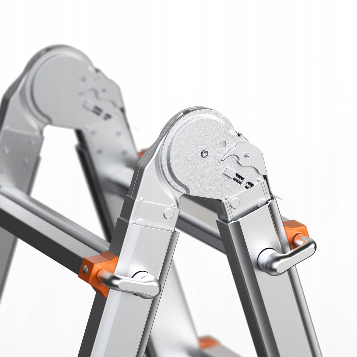 VEVOR A-FRAME TELESCOPING LADDER 20.5FT COMPACT STURDY ALUMINUM 330LB