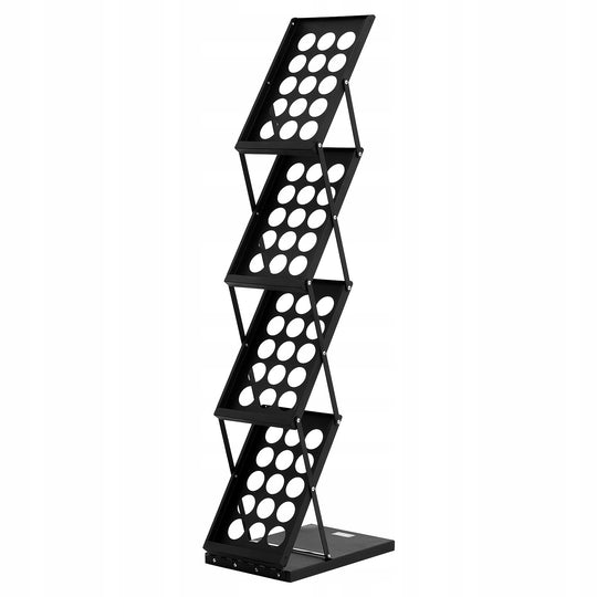 PROFESSIONAL BROCHURE STAND VEVOR FOLDING 4-TIER WITH CARRY BAG