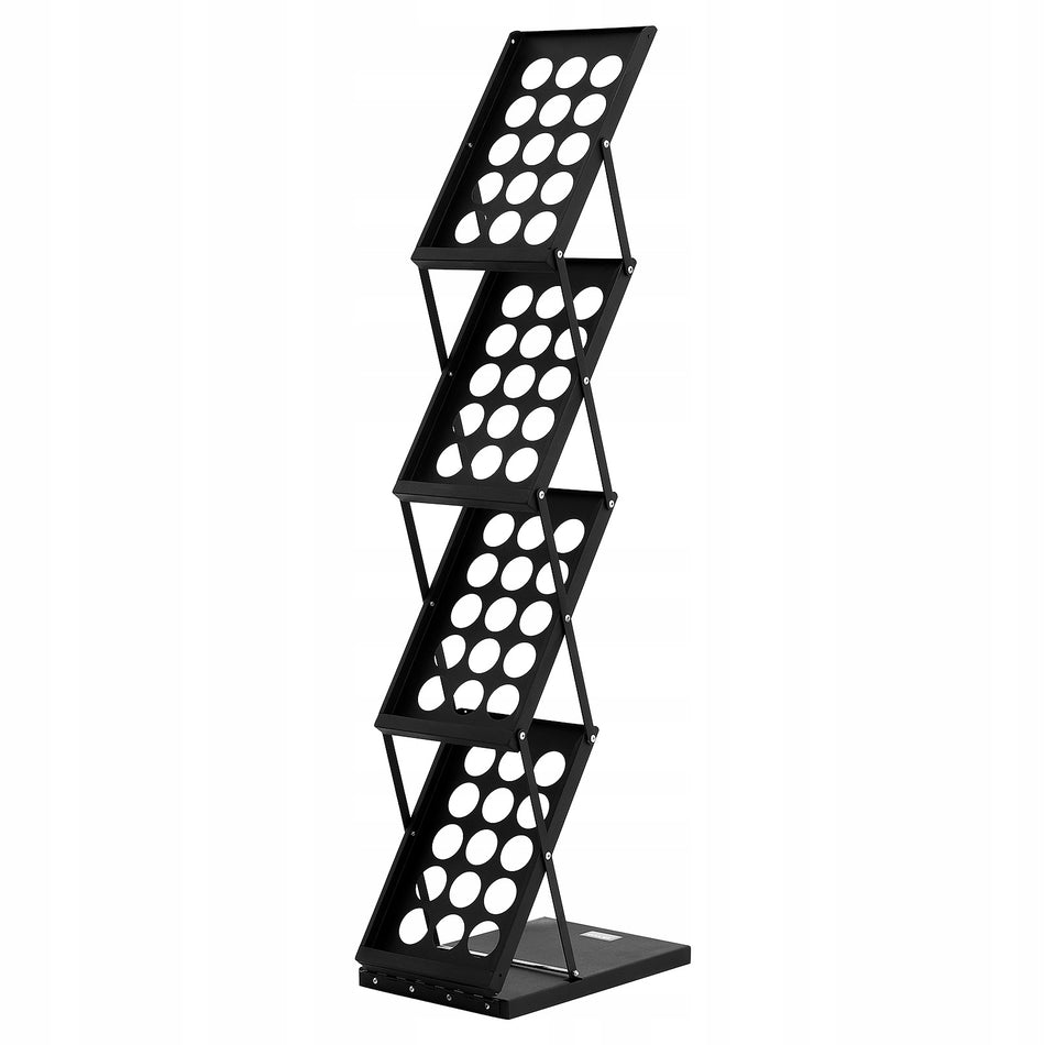 PROFESSIONAL BROCHURE STAND VEVOR FOLDING 4-TIER WITH CARRY BAG