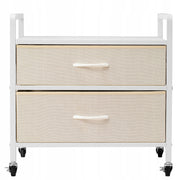 VEVOR MINI REFRIGERATOR STAND ON WHEELS 80 KG STRONG WITH HANDLE AND DRAWERS