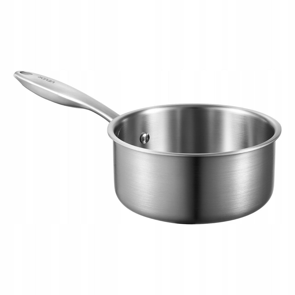 VEVOR COOKING POT SAUCEPAN 1 42L WITH GLASS LID STAINLESS STEEL