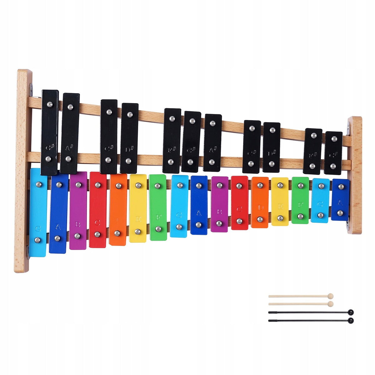 PROFESSIONAL VEVOR GLOCKENSPIEL 27 NOTE METAL PERCUSSION INSTRUMENT