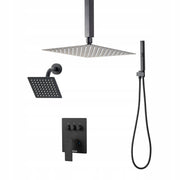 VEVOR SHOWER SET 10 INCH RAIN SHOWER HEAD POWERFUL MATTE BLACK