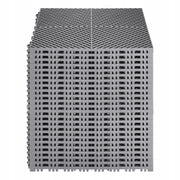 VEVOR MODULAR DRAINAGE MAT 24 PCS 15.7X15.7 INCH PP NON-SLIP