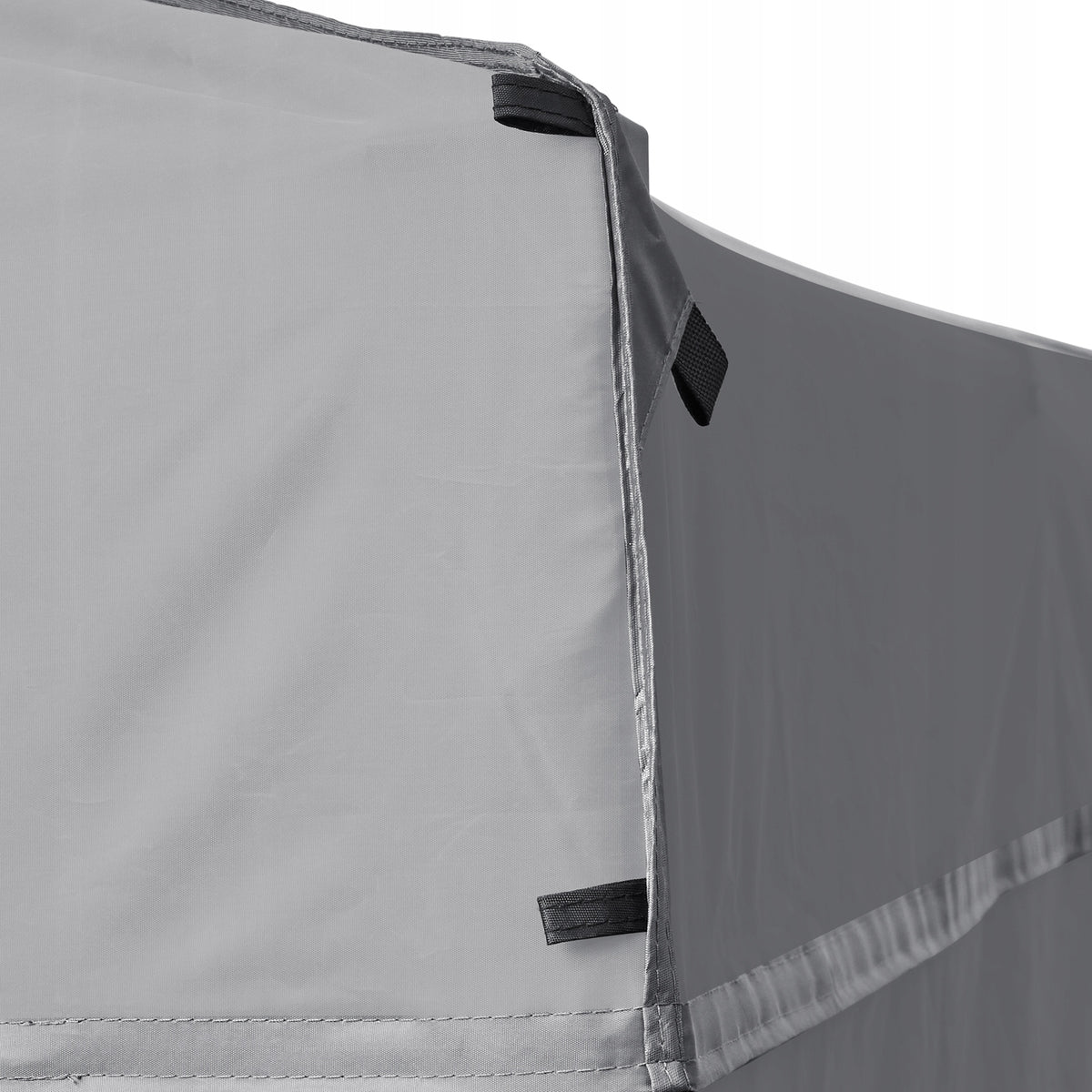 VEVOR GARDEN GAZEBO 304X304 CM 3 HEIGHTS 500D PU SILVER FOLDING