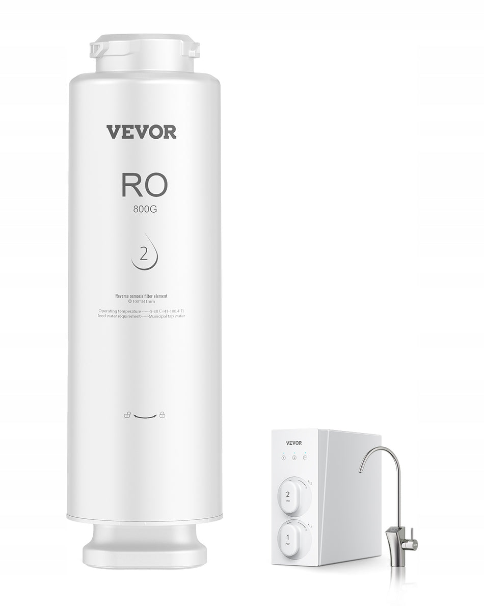 VEVOR 800 GPD REVERSE OSMOSIS SYSTEM 11-STAGE PREMIUM FILTER SS-009
