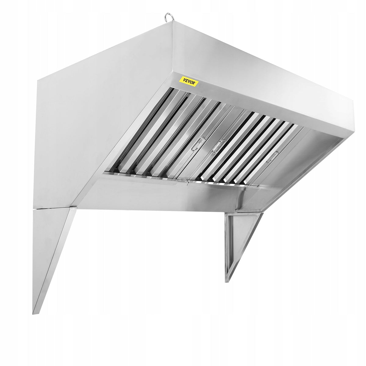 VEVOR 1.5M RANGE HOOD 201 STAINLESS STEEL FOR FOOD TRUCKS STRONG AND DURABLE