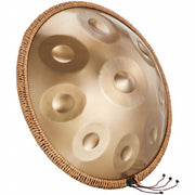 PROFESSIONAL VEVOR HANDPAN DRUM 55 CM 9 TONES 432 HZ D MINOR GOLD