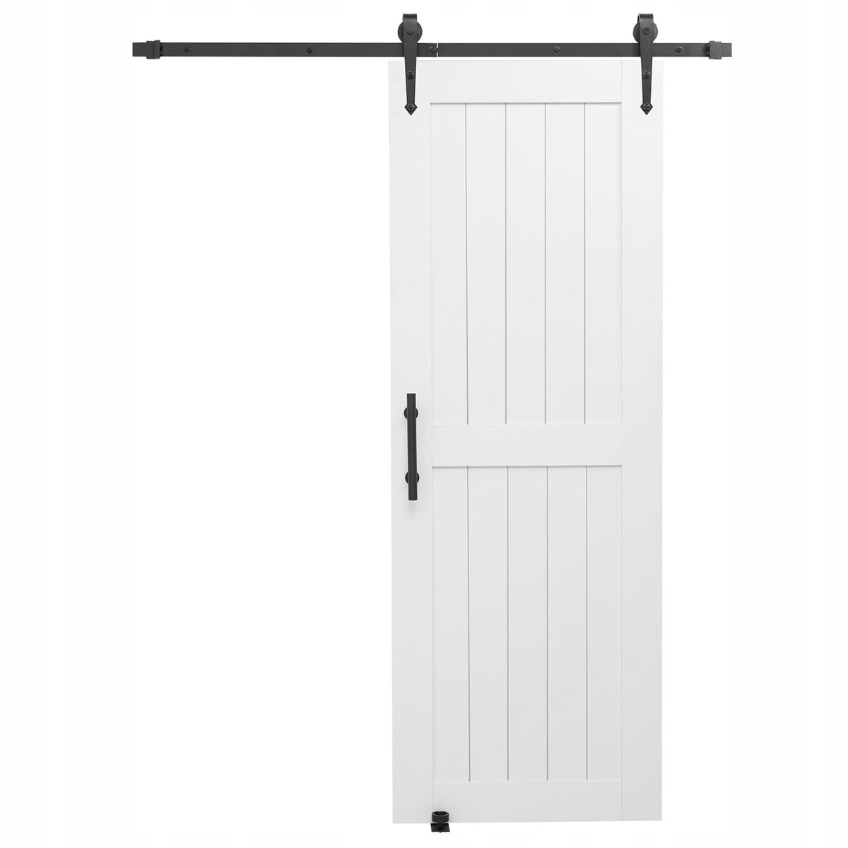 VEVOR 762X2134MM PROFESSIONAL BARN SLIDING DOOR SYSTEM WITH PANEL