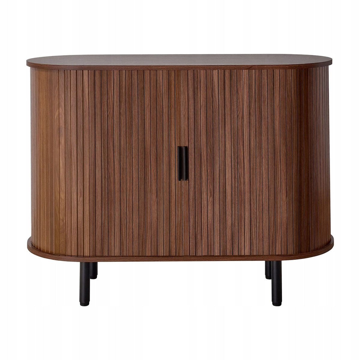 VEVOR KITCHEN CABINET WITH 2 SLIDING DOORS WALNUT BLACK STURDY