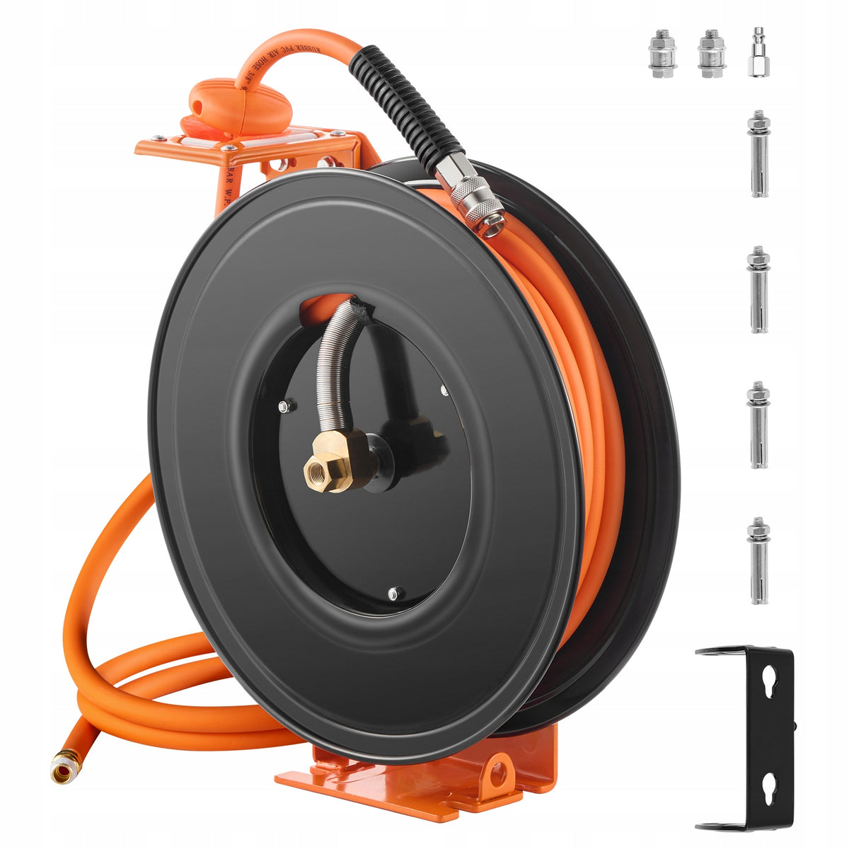 VEVOR AIR HOSE REEL 3/8" X 50FT HYBRID HOSE