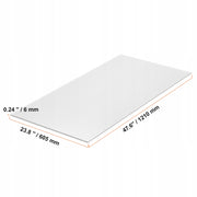 VEVOR 15-PIECE POLYCARBONATE PANEL SET FOR GREENHOUSE 1210X605X6MM STRONG