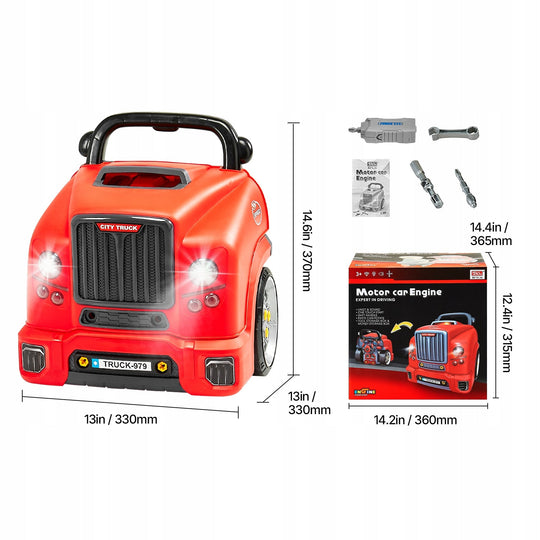 VEVOR 60-PIECE CHILDREN'S CAR REPAIR KIT WITH REMOVABLE