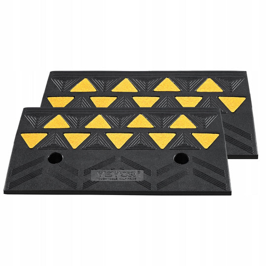 VEVOR THRESHOLD RAMP 2X RUBBER HEAVY DUTY 15 TON CAPACITY CURB RAMP