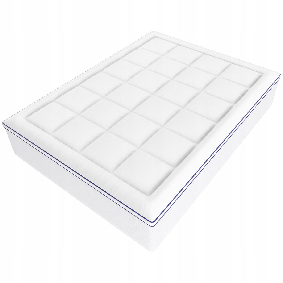 PREMIUM VEVOR MATTRESS PROTECTOR TOPPER 1 INCH FIBER FILL 60X80