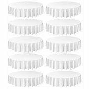 VEVOR 10 PACK ROUND TABLECLOTHS 2286 MM POLYESTER WRINKLE-FREE PREMIUM