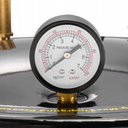 VEVOR 20L PRESSURE POT FOR PAINT, STEEL WITH 2 CONNECTORS AND WHEELS