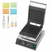 VEVOR COMMERCIAL WAFFLE MAKER 2000W STAINLESS STEEL NON-STICK