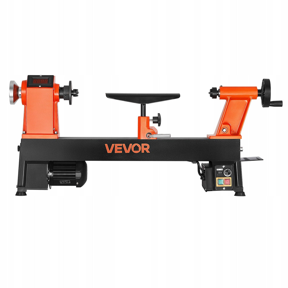 VEVOR WOOD LATHE 1 HP 750W VARIABLE SPEED 0-3800 RPM CAST IRON