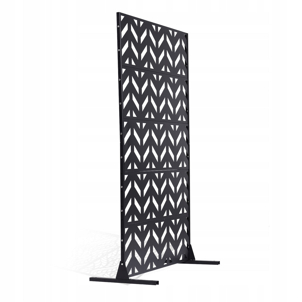 VEVOR FOLDING PRIVACY SCREEN 120X50.8X183 CM METAL HEAVY DUTY