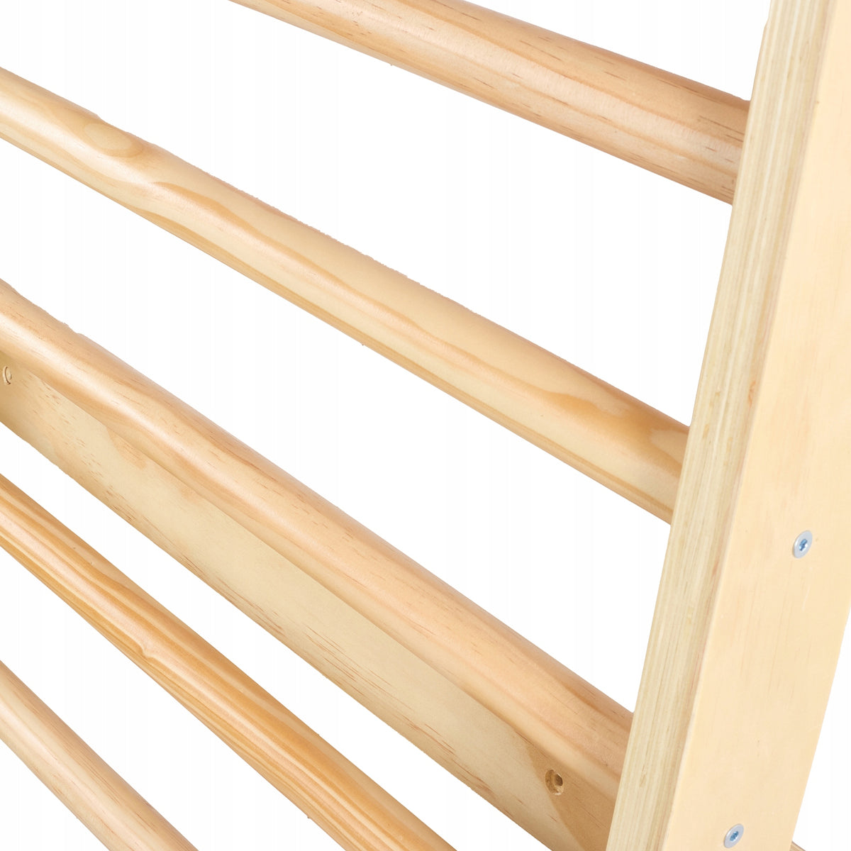 VEVOR WOODEN ROPE LADDER 15 STEPS FOR PLAYGROUND CLIMBING STURDY