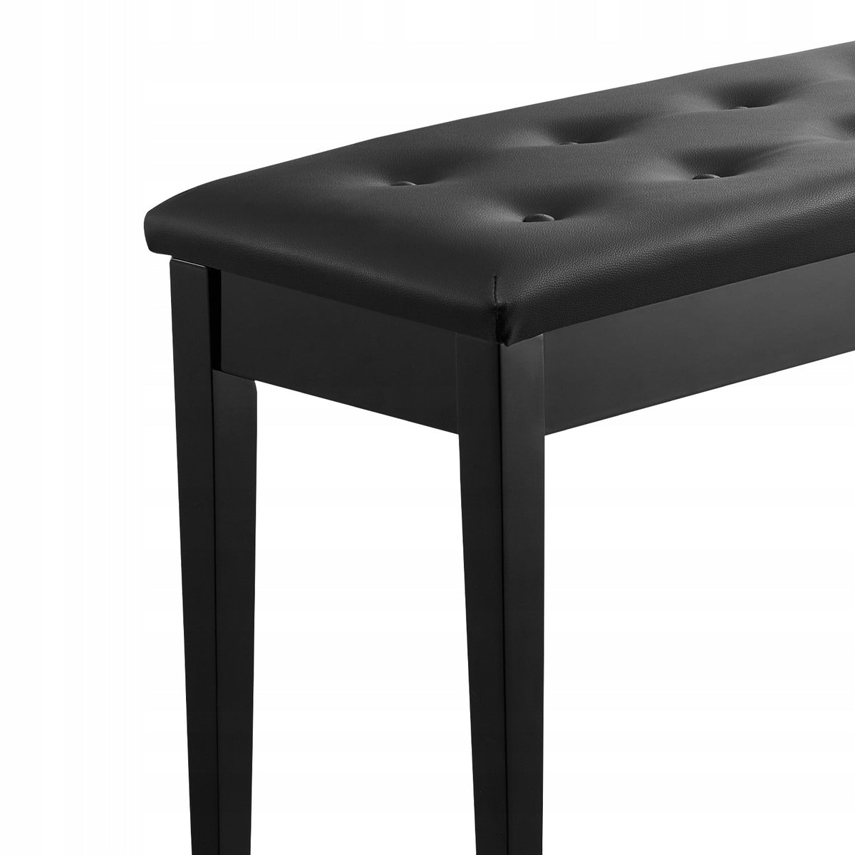 VEVOR ADJUSTABLE PIANO STOOL DUET BENCH WITH STORAGE