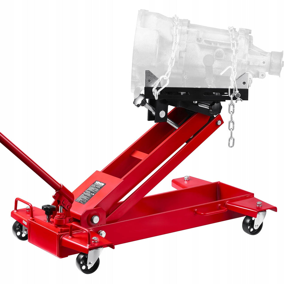 VEVOR 1T HYDRAULIC LOW PROFILE CAR JACK WITH CAST IRON WHEELS