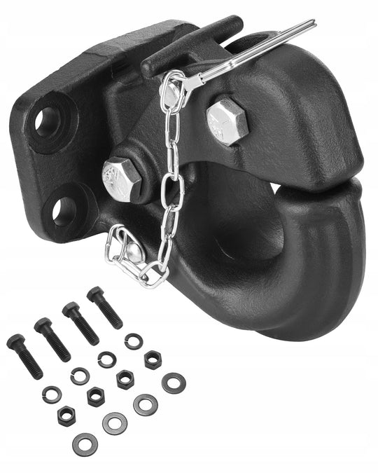 VEVOR TOW HITCH 13 TON HEAVY DUTY PINTLE HITCH FOR LUNETTE RINGS