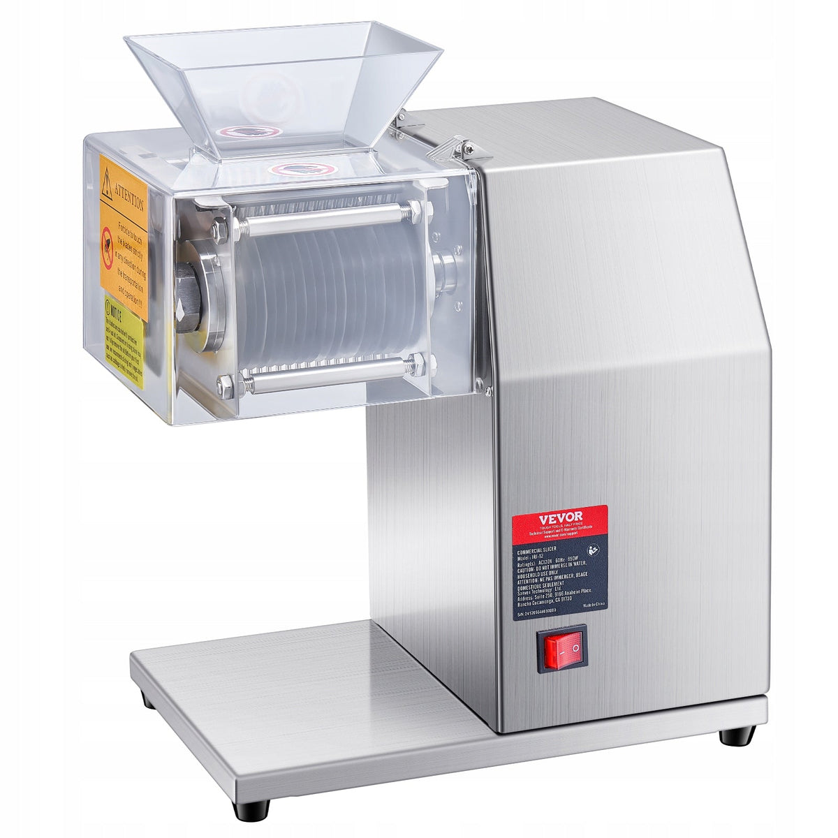 VEVOR 850W 250KG/H COMMERCIAL ELECTRIC MEAT SLICER ROBUST