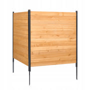VEVOR WOODEN PRIVACY SCREEN 1100X982 MM 2 PANELS STURDY EASY