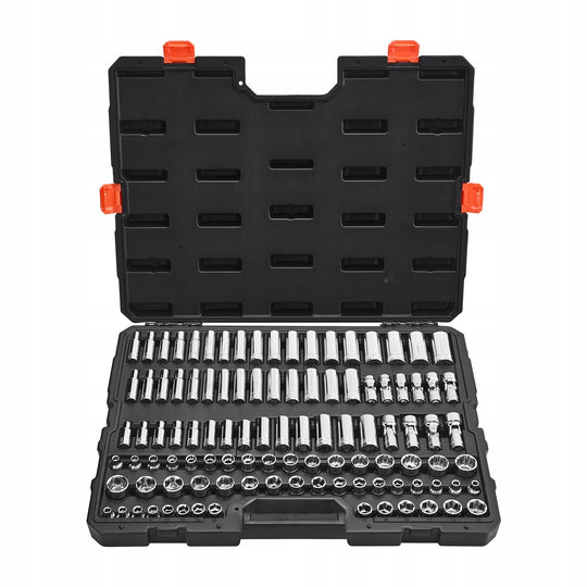 VEVOR SOCKET WRENCH SET 104 PIECES 9.5 MM DRIVE CHROME CR-V