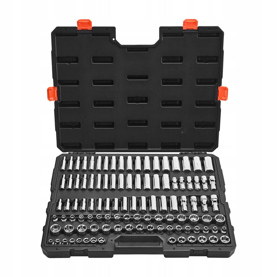 VEVOR SOCKET WRENCH SET 104 PIECES 9.5 MM DRIVE CHROME CR-V
