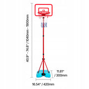 PROFESSIONAL BASKETBALL HOOP FOR KIDS VEVOR ADJUSTABLE PORTABLE