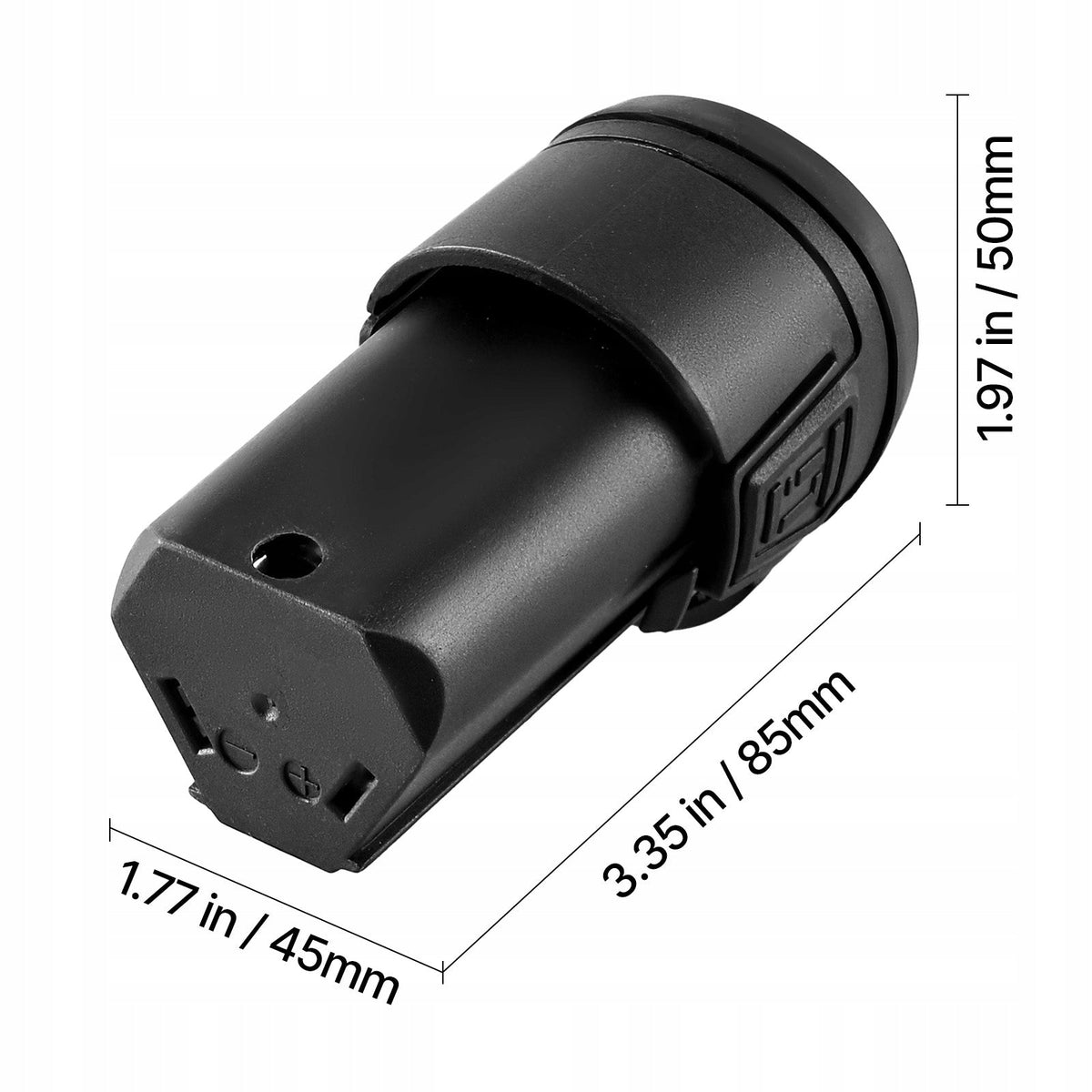 VEVOR 12V 2AH LITHIUM-ION BATTERY PORTABLE REPLACEMENT FOR PLANER