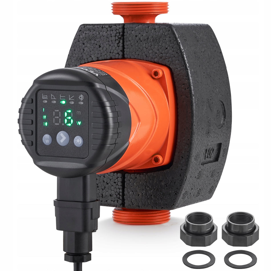 VEVOR CIRCULATING HEATING PUMP 220V 60W 8M LIFT CAST IRON TOP QUALITY