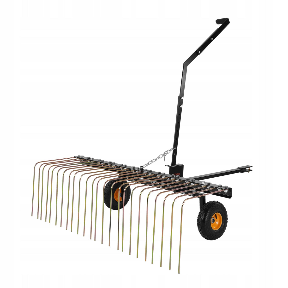 VEVOR 60-INCH 24-TINE PROFESSIONAL LAWN SCARIFIER HEAVY DUTY