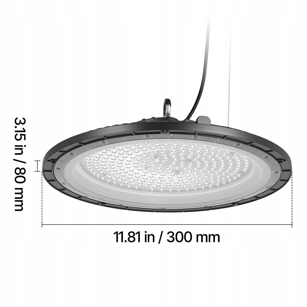 VEVOR 20-PACK 150W 21000LM 5000K IP65 LED HIGH BAY LIGHTS POWERFUL LIGHTING