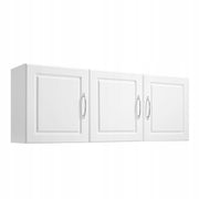 VEVOR SOLID WALL CABINET FOR LAUNDRY ROOM 2-TIER 3 DOORS WHITE
