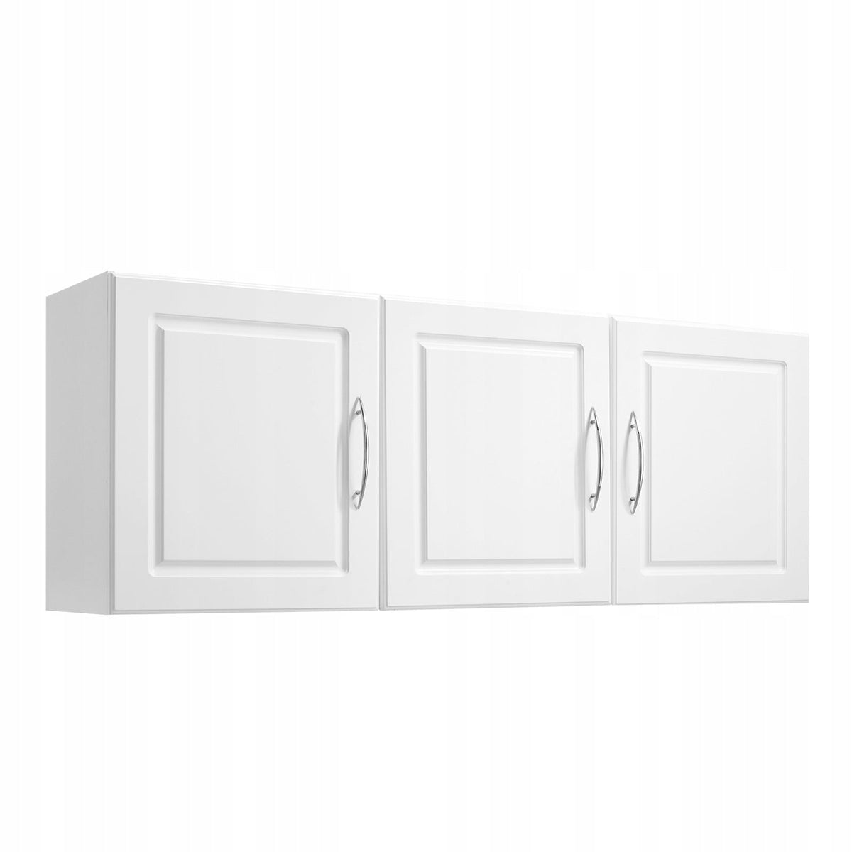VEVOR SOLID WALL CABINET FOR LAUNDRY ROOM 2-TIER 3 DOORS WHITE