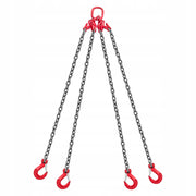 VEVOR 10 MM X 3 M G80 CHAIN SLING 10.4 T WITH 4 STRONG SOLID HOOKS