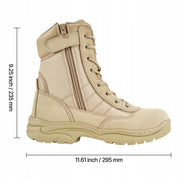 VEVOR 203MM WORK SHOES STRONG BREATHABLE COMBAT AND TREKKING ZIP