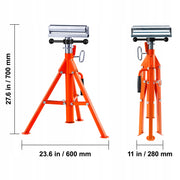 VEVOR ROLLER STAND STRONG 1134 KG ADJUSTABLE HEIGHT 700-1320 MM STEEL NO