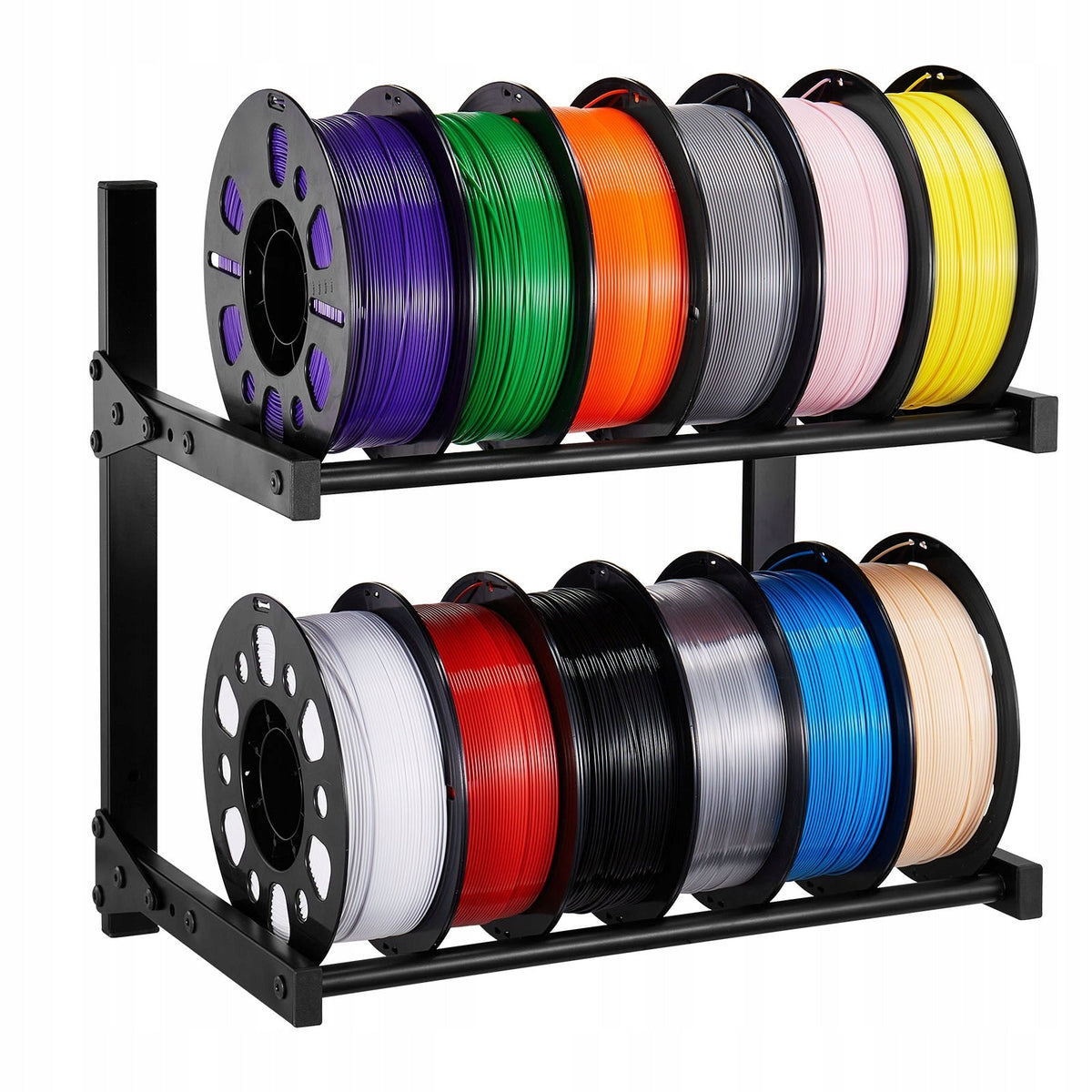 VEVOR PROFESSIONAL 2-TIER WALL-MOUNTED FILAMENT RACK 445X290X425MM