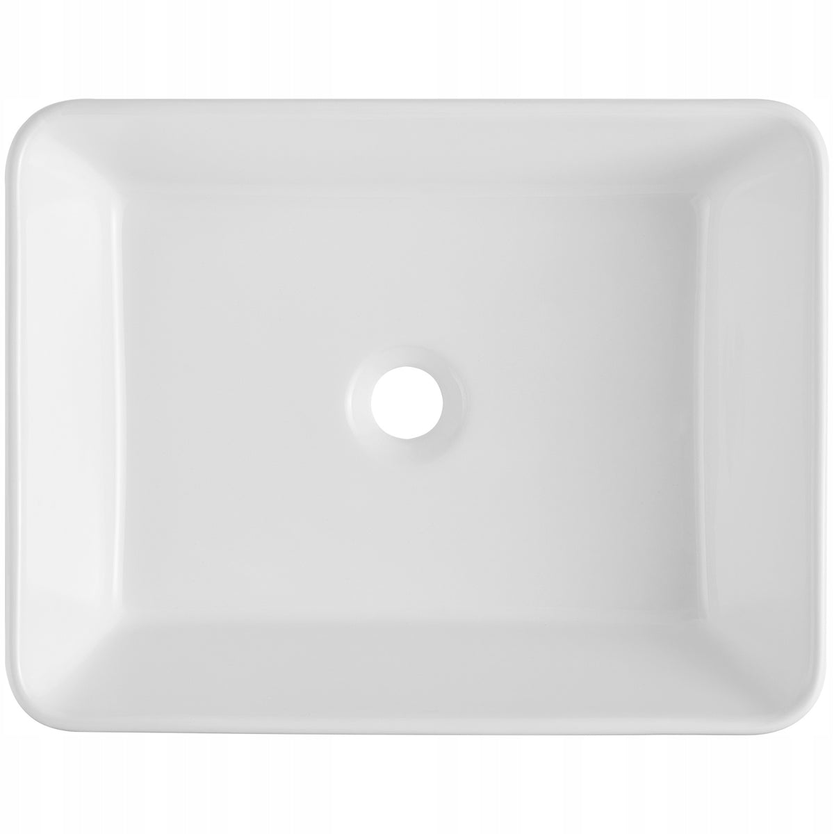 VEVOR RECTANGULAR CERAMIC COUNTERTOP BASIN 482X373X135 MM MODERN