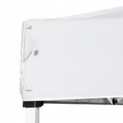 VEVOR FOLDABLE GARDEN GAZEBO 304X304 CM WHITE STEEL FRAME 250D PU